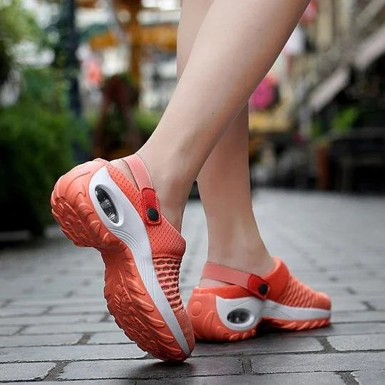 Women’s Orthopedic Shoes – Breathable Mesh – Air Cushion Sole – Adjustable Strap Support
