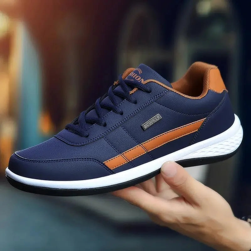 Men’s Casual Sneakers – Waterproof – Cushioned Sole – Lace-Up – Lightweight Durable