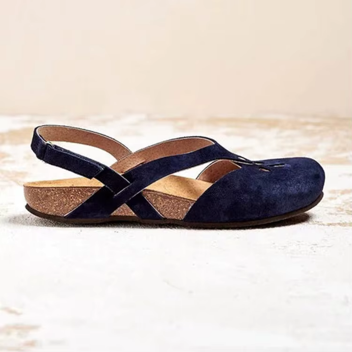 Women’s Flat Sandals – Open Toe – Soft Insole – Cut-Out Design – Casual Comfort Fit
