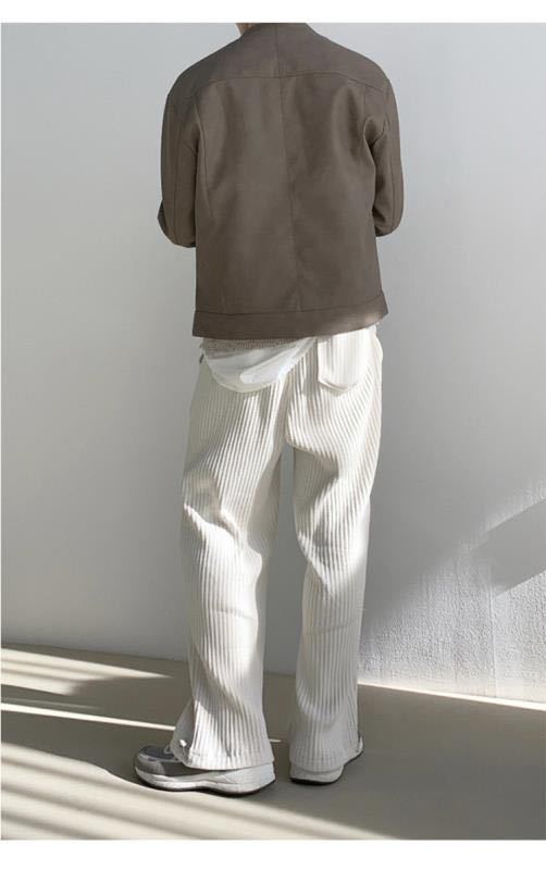 Men’s Corduroy Pants – Relaxed Fit – Tapered Leg – Full Length Casual Style