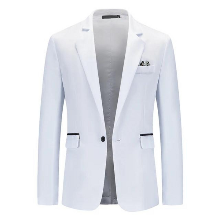 Women’s Blazer – Tailored Slim Fit – Breathable Blend – Single Button – Notched Lapel