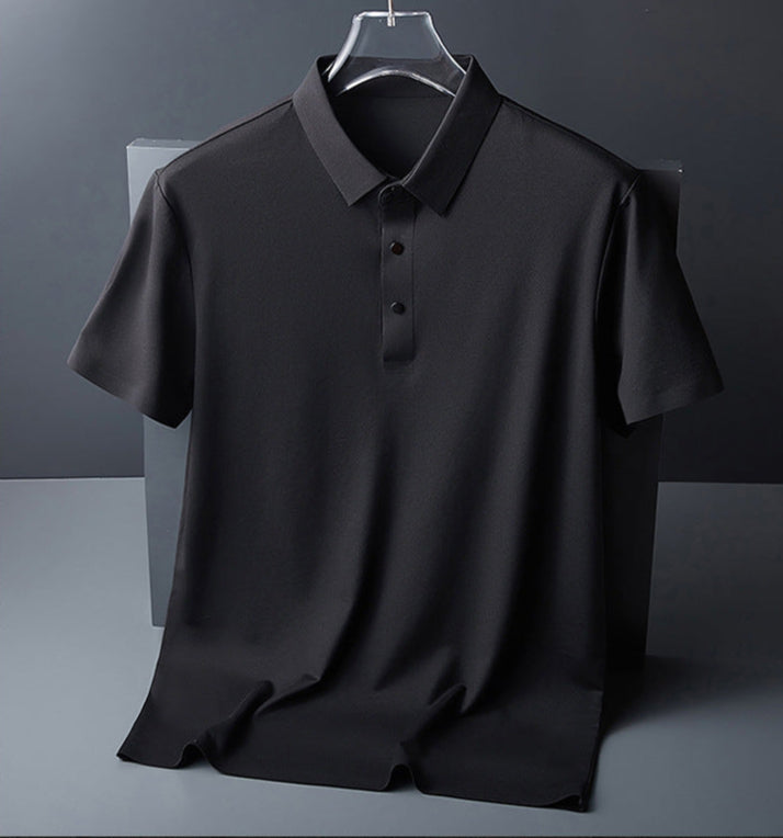 Men’s Polo Shirt – Breathable Blend – Classic Fit – Soft Touch – Button Placket