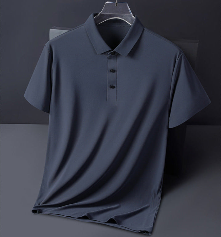 Men’s Polo Shirt – Breathable Blend – Classic Fit – Soft Touch – Button Placket