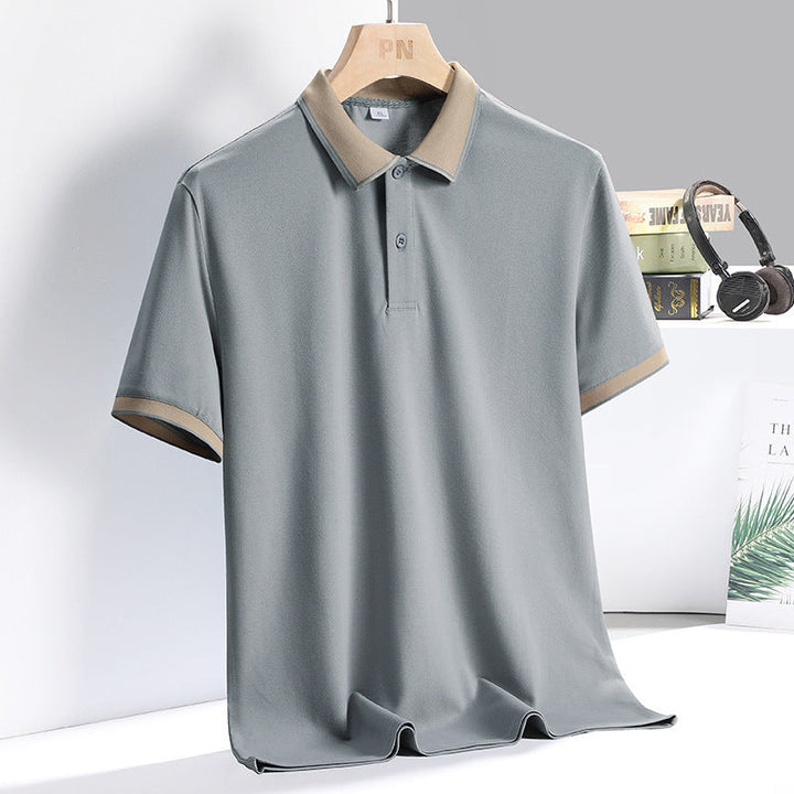 Men's Polo Shirt - Breathable Blend - Standard Fit - Short Sleeve Business Casual