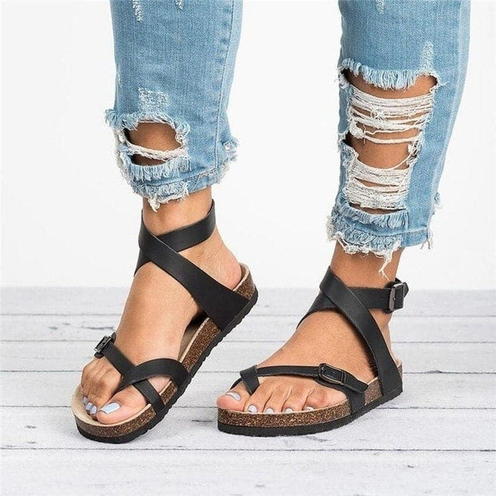 Women’s Sandals – Ergonomic Fit – Cushioned Footbed – Adjustable Straps – Flat Sole