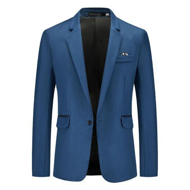 Women’s Blazer – Tailored Slim Fit – Breathable Blend – Single Button – Notched Lapel