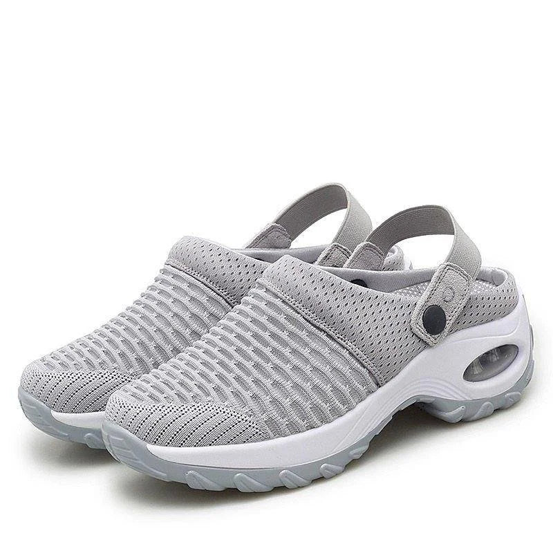 Women’s Orthopedic Shoes – Breathable Mesh – Air Cushion Sole – Adjustable Strap Support
