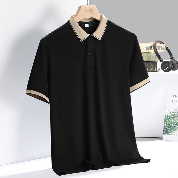 Men's Polo Shirt - Breathable Blend - Standard Fit - Short Sleeve Business Casual