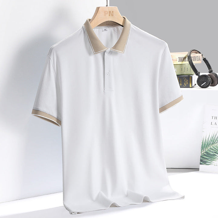Men's Polo Shirt - Breathable Blend - Standard Fit - Short Sleeve Business Casual