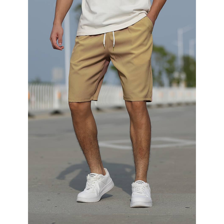 Men’s Casual Shorts – Relaxed Fit – Breathable Blend – Drawstring Waist – Side Pockets