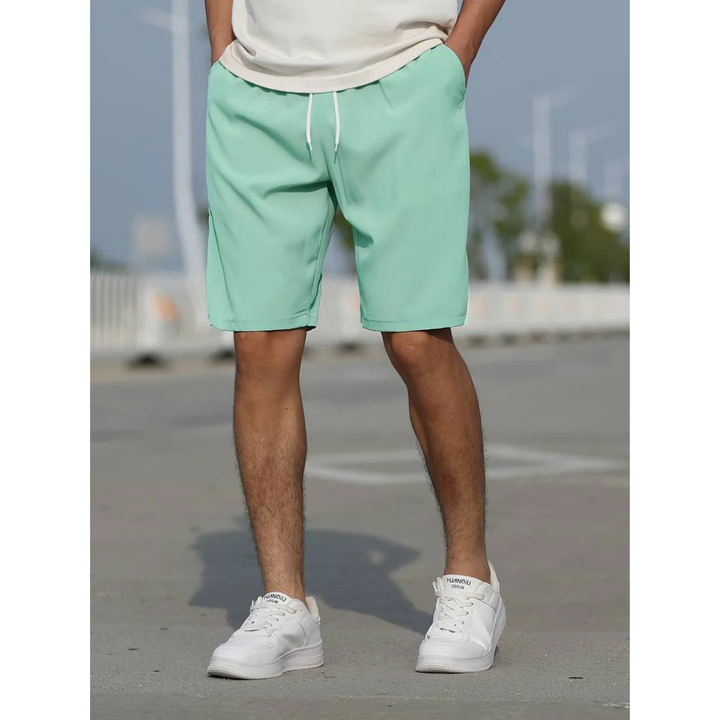 Men’s Casual Shorts – Relaxed Fit – Breathable Blend – Drawstring Waist – Side Pockets