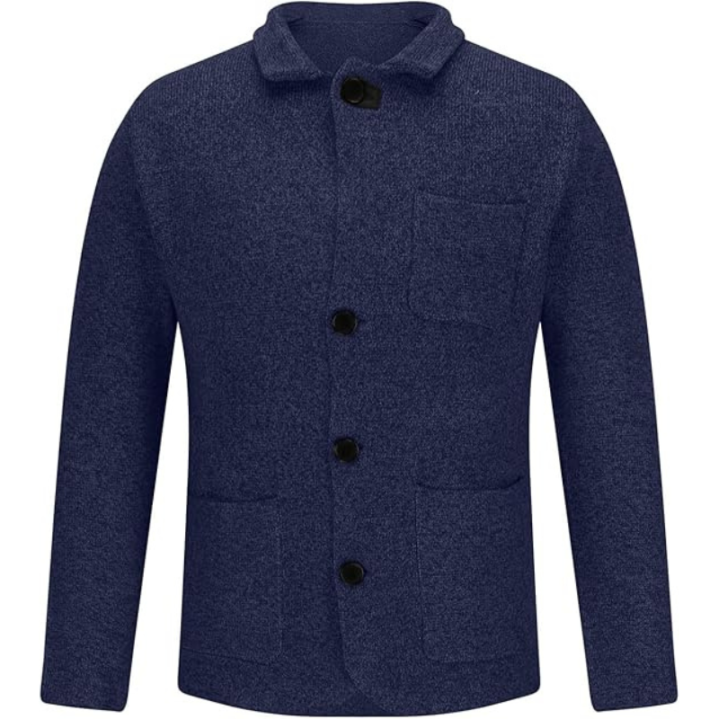 Men’s Blazer – Slim Fit – Tailored Silhouette – Notched Collar – Wool Blend