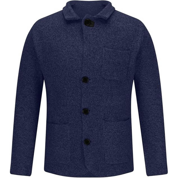 Men’s Blazer – Slim Fit – Tailored Silhouette – Notched Collar – Wool Blend