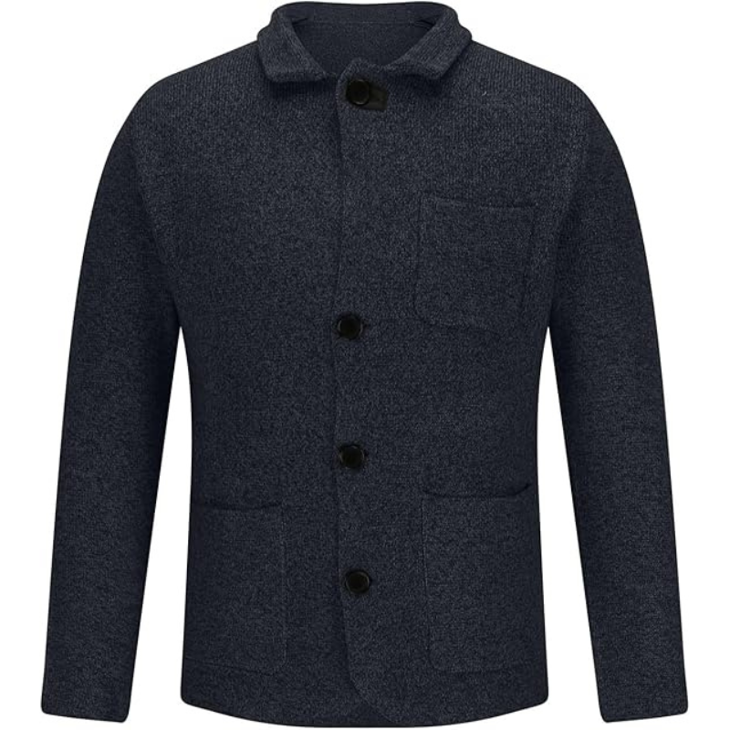 Men’s Blazer – Slim Fit – Tailored Silhouette – Notched Collar – Wool Blend