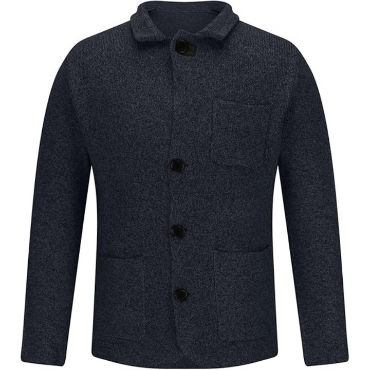 Men’s Blazer – Slim Fit – Tailored Silhouette – Notched Collar – Wool Blend