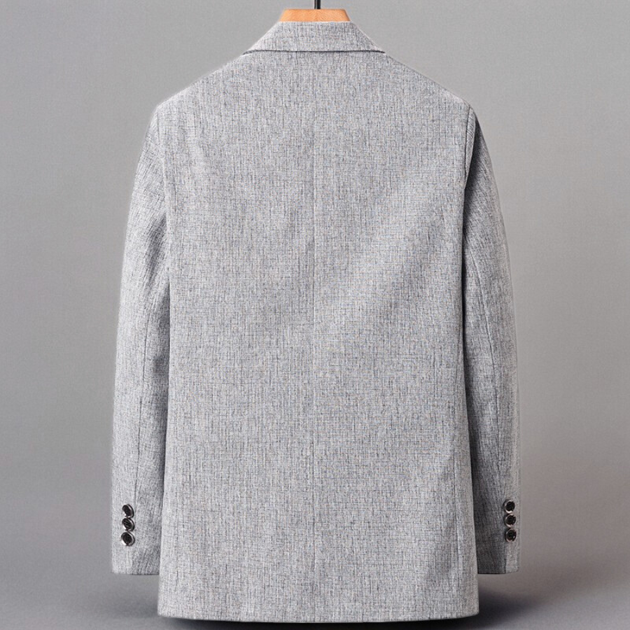 Men’s Blazer – Structured Fit – Notch Lapel – Two-Button Design