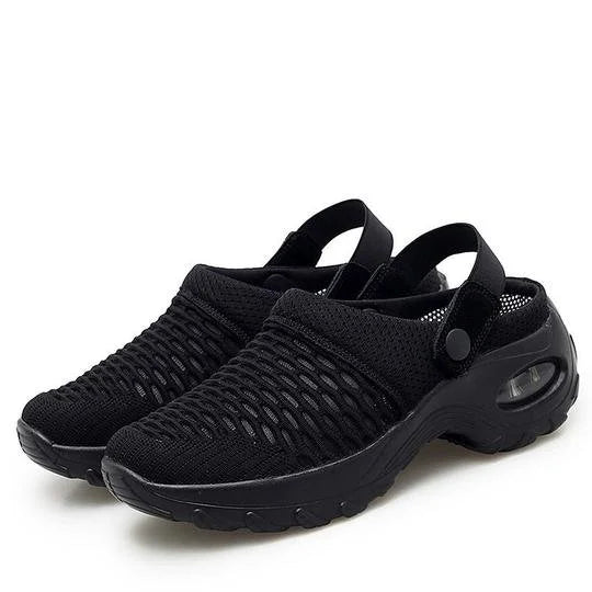 Women’s Orthopedic Shoes – Breathable Mesh – Air Cushion Sole – Adjustable Strap Support