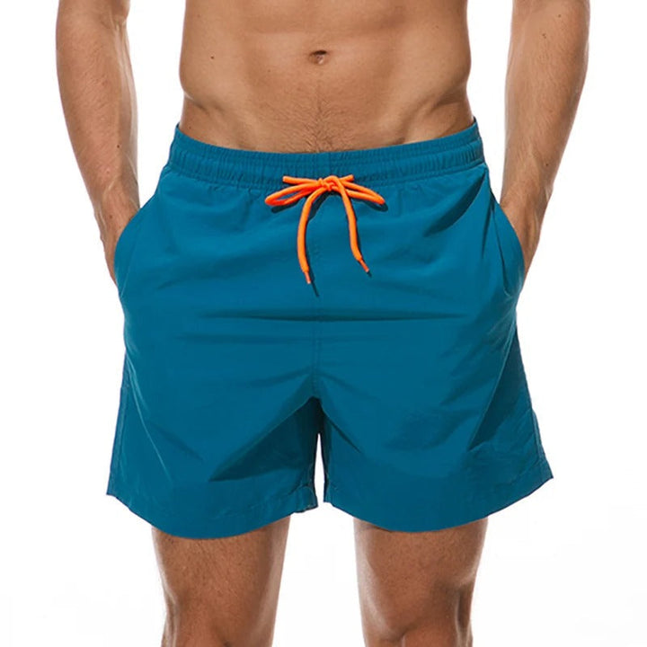 Men’s Swim Shorts – Relaxed Fit – Fast Drying – Elastic Waist – Side Pockets
