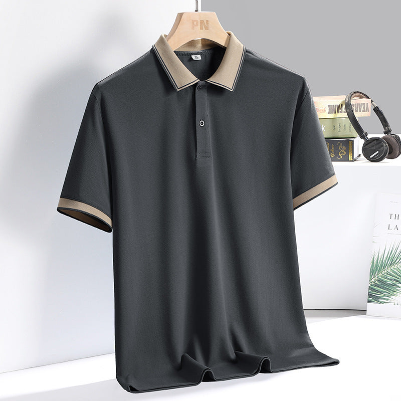 Men's Polo Shirt - Breathable Blend - Standard Fit - Short Sleeve Business Casual