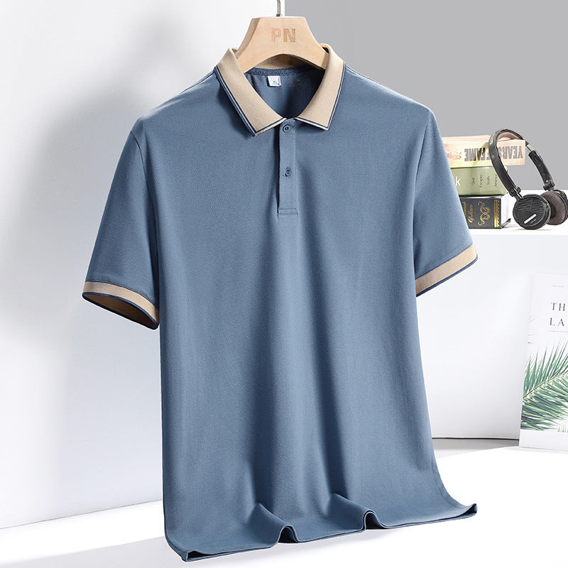 Men's Polo Shirt - Breathable Blend - Standard Fit - Short Sleeve Business Casual