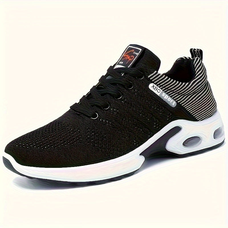Unisex Athletic Sneakers – Knit Mesh Upper – Cushioned Sole – Non Slip – Lace-Up Fit