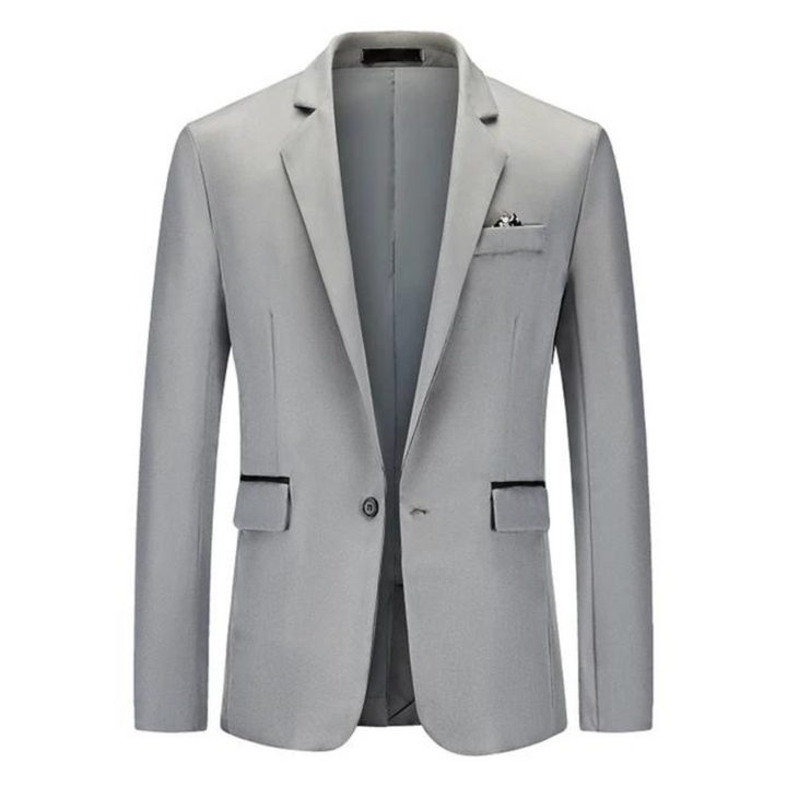 Women’s Blazer – Tailored Slim Fit – Breathable Blend – Single Button – Notched Lapel