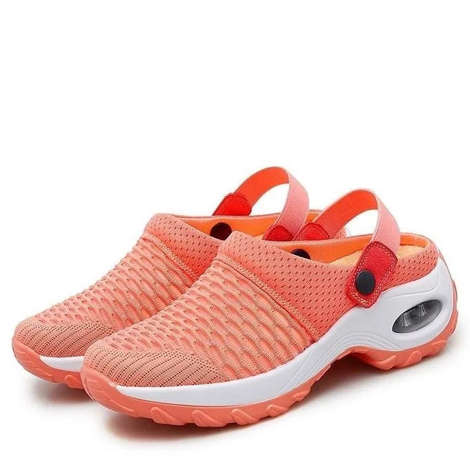 Women’s Orthopedic Shoes – Breathable Mesh – Air Cushion Sole – Adjustable Strap Support
