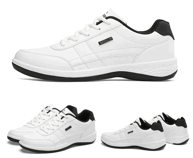 Men’s Casual Sneakers – Waterproof – Cushioned Sole – Lace-Up – Lightweight Durable