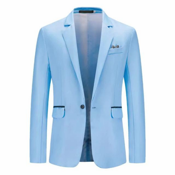 Women’s Blazer – Tailored Slim Fit – Breathable Blend – Single Button – Notched Lapel