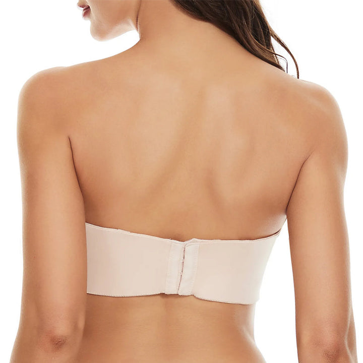 Women’s Bandeau Bra – Seamless Fit – Strapless Design – Soft Stretch Comfort