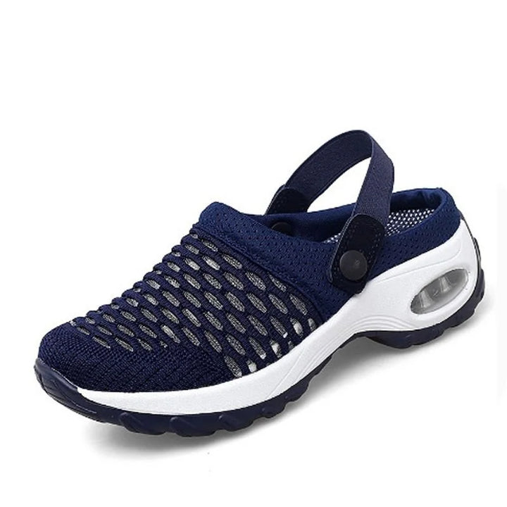 Women’s Orthopedic Shoes – Breathable Mesh – Air Cushion Sole – Adjustable Strap Support