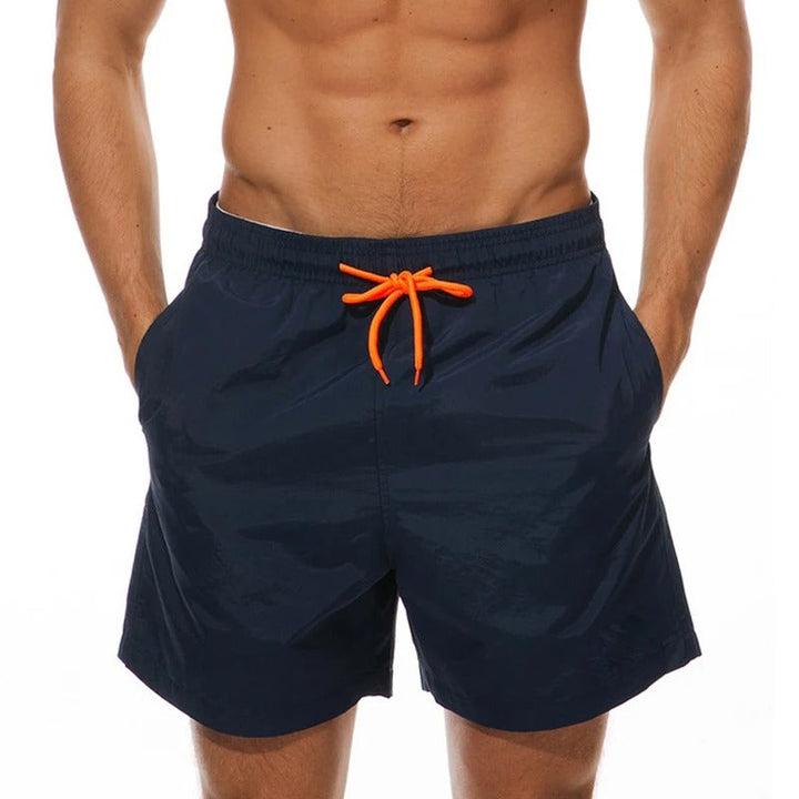 Men’s Swim Shorts – Relaxed Fit – Fast Drying – Elastic Waist – Side Pockets