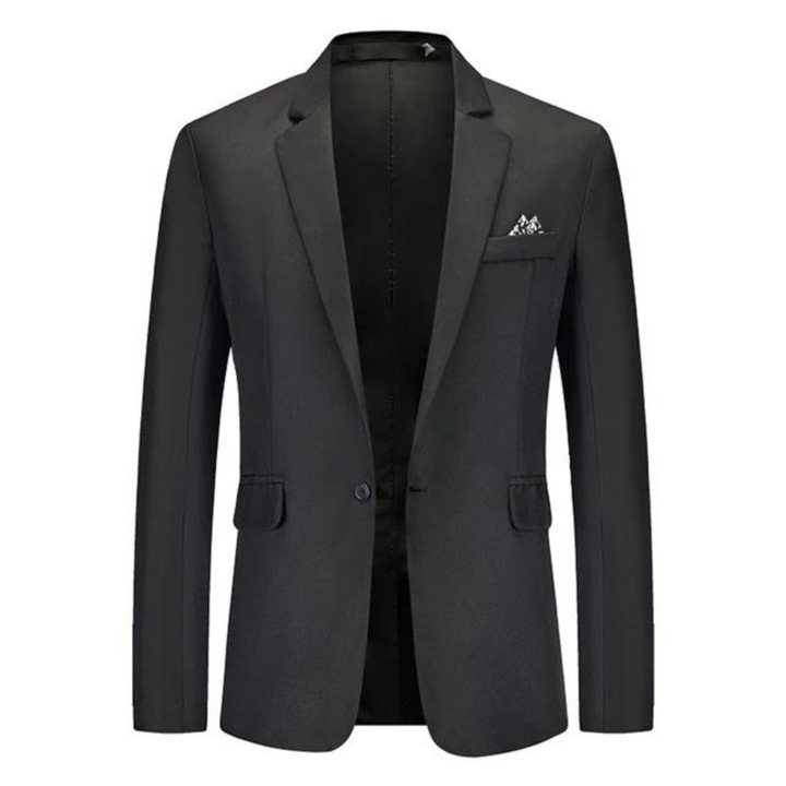 Women’s Blazer – Tailored Slim Fit – Breathable Blend – Single Button – Notched Lapel