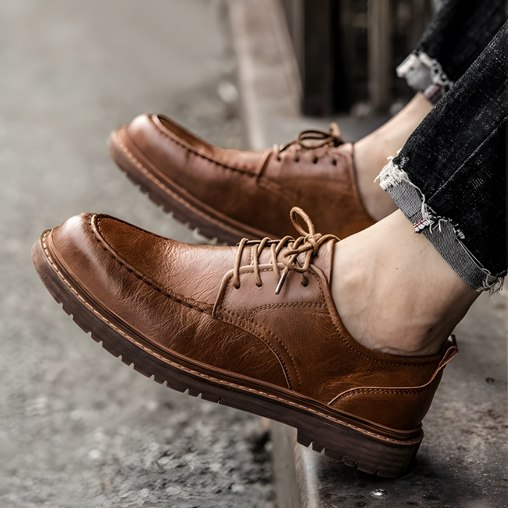 Men’s Dress Shoes – Leather Upper – Classic Fit – Lace-Up Formal Silhouette