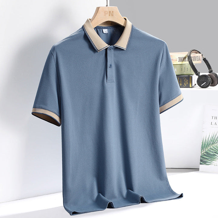 Men's Polo Shirt - Breathable Blend - Standard Fit - Short Sleeve Business Casual