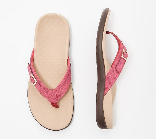 Women’s Flip-Flops – Cushioned Footbed – Orthopedic Support – Adjustable Strap Design
