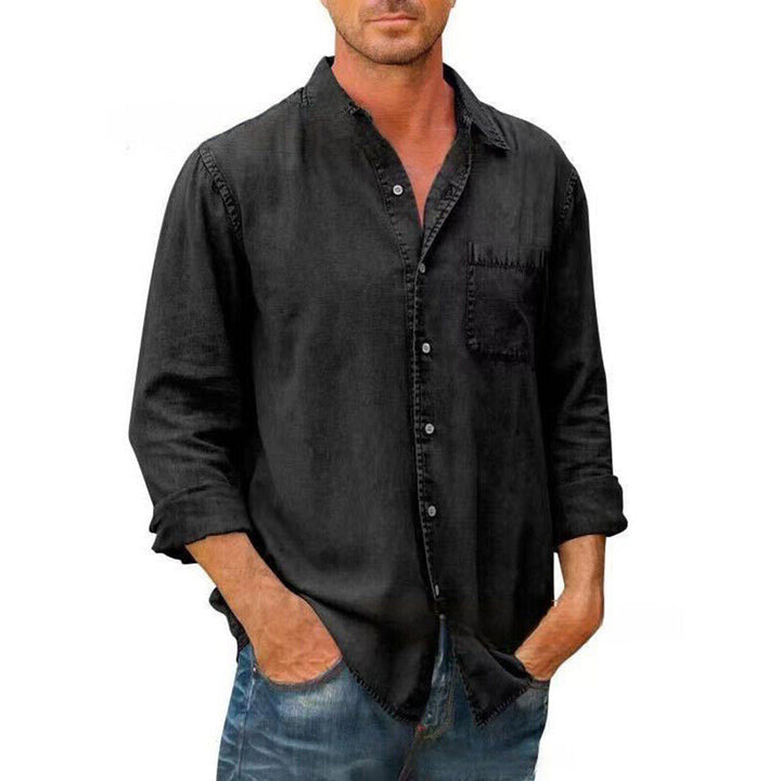 Men’s Casual Shirt – Relaxed Fit – Button-Down Front – Soft Breathable Blend – Chest Pocket
