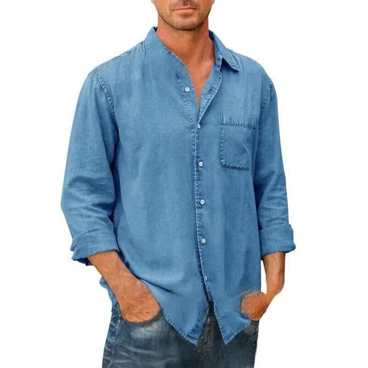 Men’s Casual Shirt – Relaxed Fit – Button-Down Front – Soft Breathable Blend – Chest Pocket