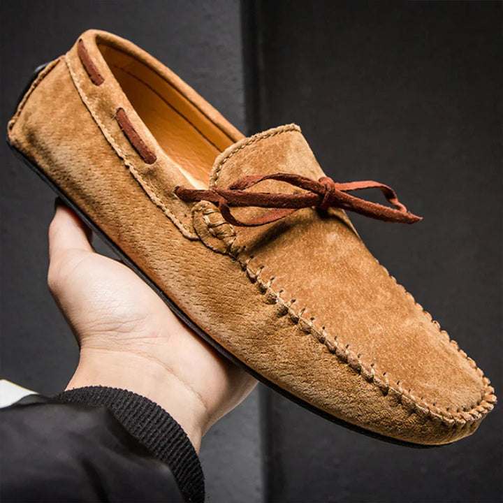 Men’s Loafers – Streamlined Fit – Breathable Blend – Moccasin Stitch – Slip-On Comfort