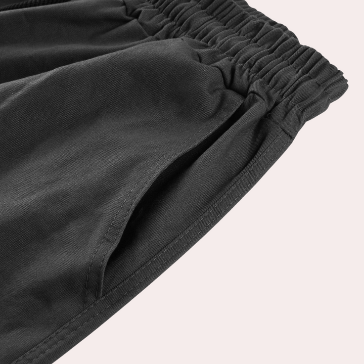 Men’s Cargo Pants - Relaxed Fit - Cotton Blend - Utility Pockets - Full Length