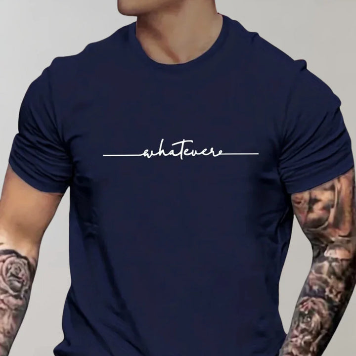 Men’s T-Shirt – Regular Fit – Soft Knit – Short Sleeve – Graphic Print Casual Style