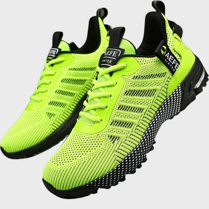 Men’s Sports Shoes – Soft Knit – Cushioned Sole – Lace-Up Fit