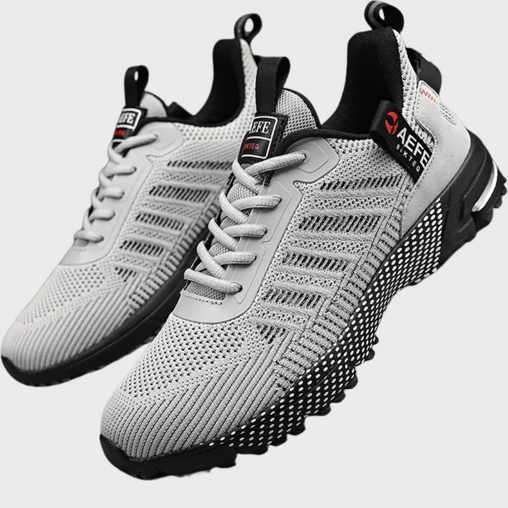 Men’s Sports Shoes – Soft Knit – Cushioned Sole – Lace-Up Fit