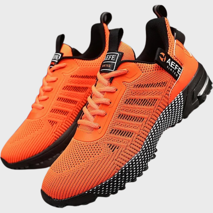 Men’s Sports Shoes – Soft Knit – Cushioned Sole – Lace-Up Fit