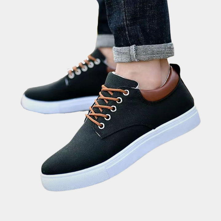 Men’s Low-Top Casual Shoes – Canvas – Slim Fit – Everyday Wear