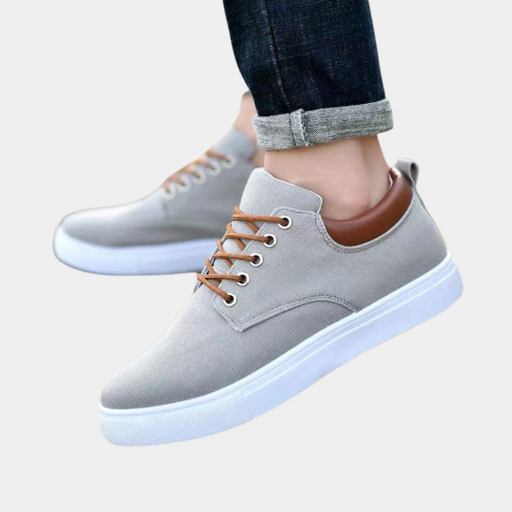 Men’s Low-Top Casual Shoes – Canvas – Slim Fit – Everyday Wear