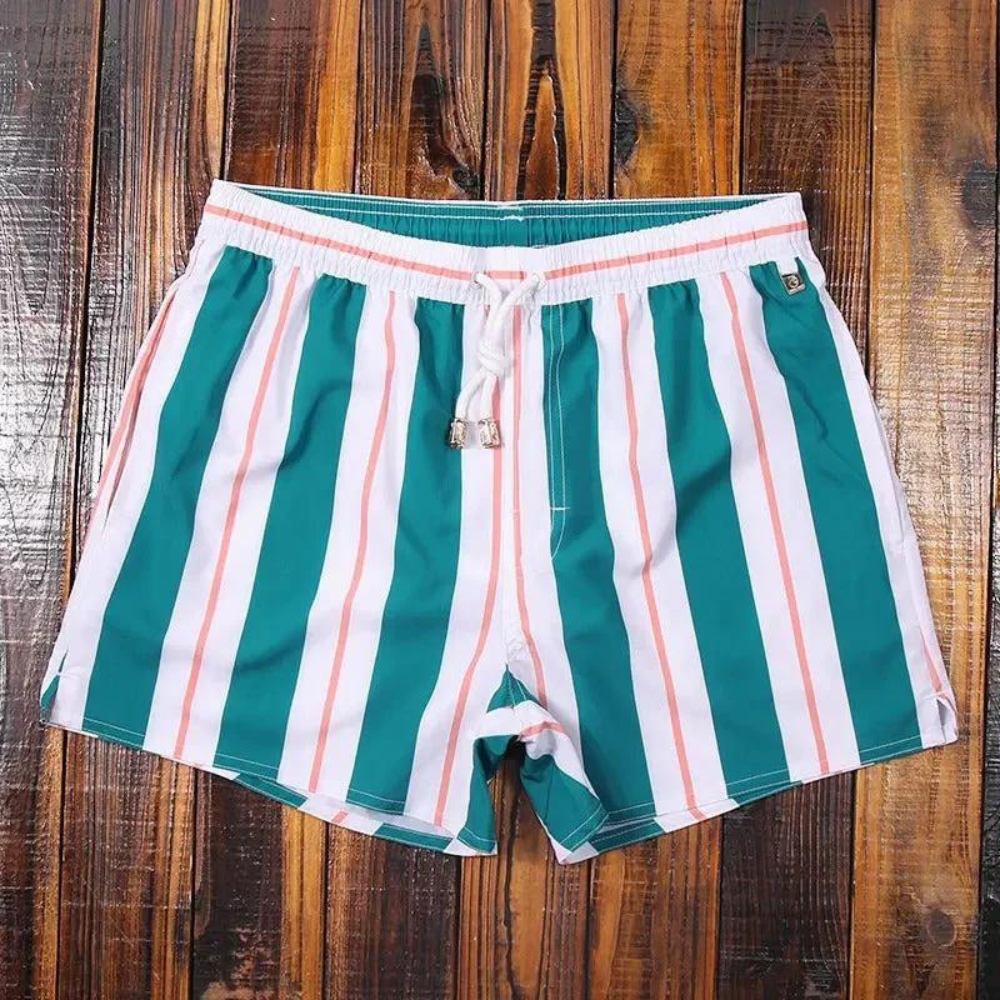 Men’s Swim Shorts – Relaxed Fit – Quick Dry – Breathable Blend – Elastic Drawstring Waist