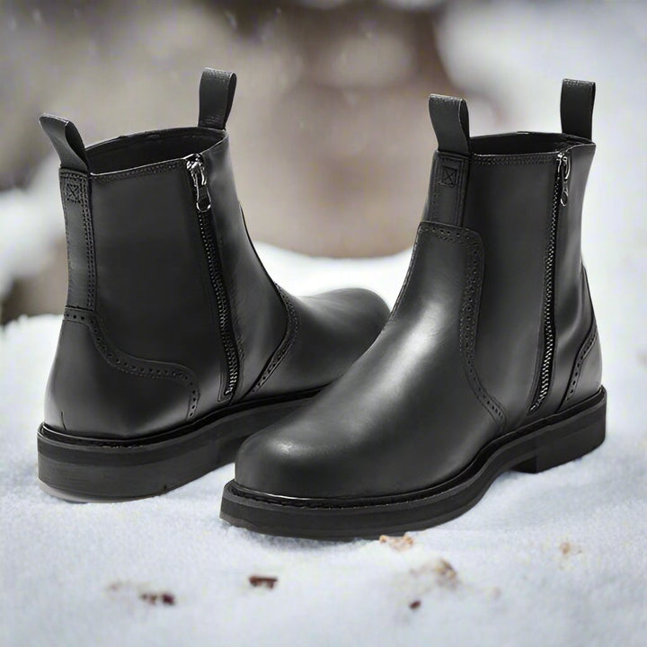 Men’s Chelsea Boots – Streamlined Fit – Soft Suede – Elastic Sides – Rubber Sole