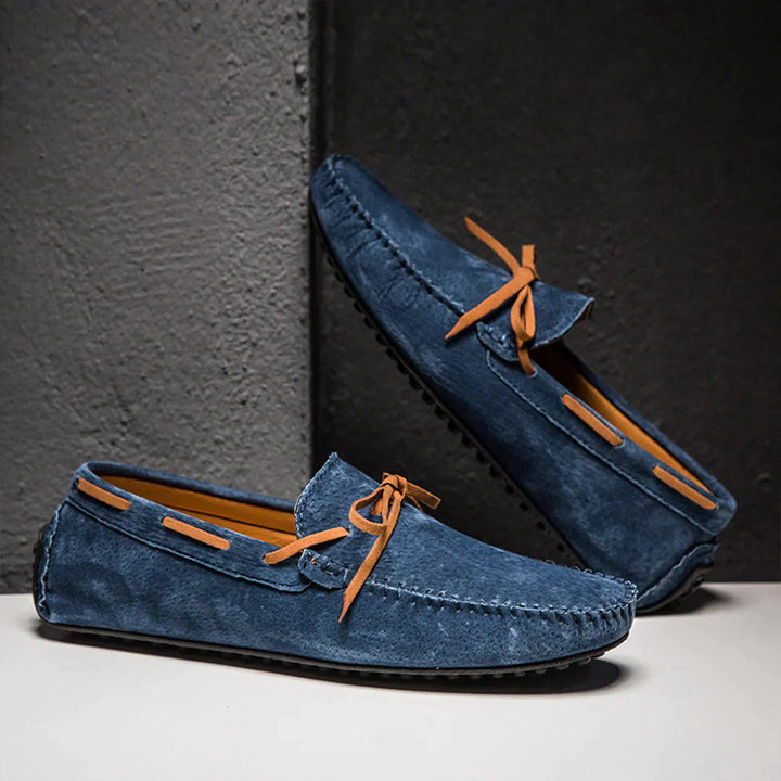 Men’s Loafers – Streamlined Fit – Breathable Blend – Moccasin Stitch – Slip-On Comfort