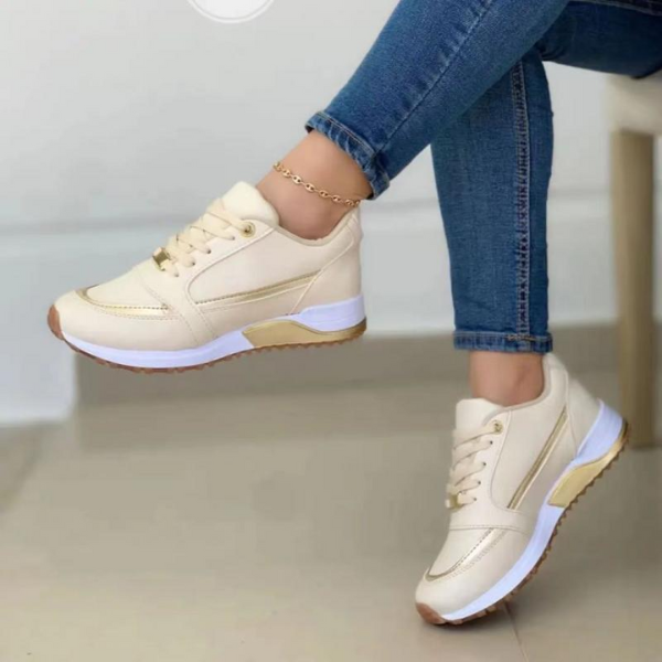 Women’s Sneakers – Cushioned Insole – Supportive Lace-Up Fit